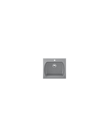 Lavello singolo Americano 635 x 559 x 221 mm Grigio argento