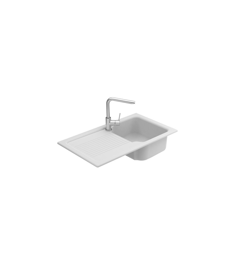 Evier simple KIZZ 81x50cm Sable