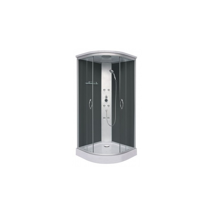 Cabine de douche SOLTA II NOIR 90x90x215 cm