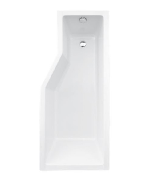 INTERO Vasca angolare asimmetrica 150/170 cm x 75 cm senza schermo doccia
