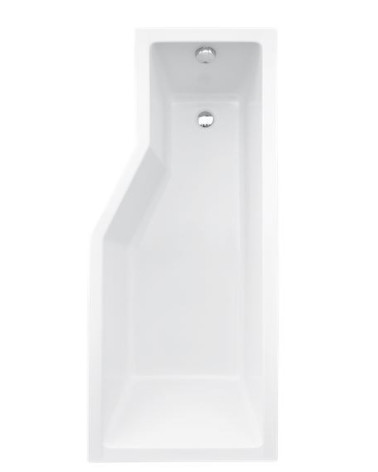 INTERO Vasca angolare asimmetrica 150/170 cm x 75 cm senza schermo doccia