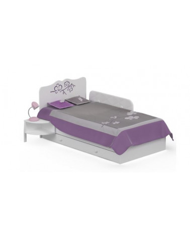 Lit ORCHID VIOLET 120 cm