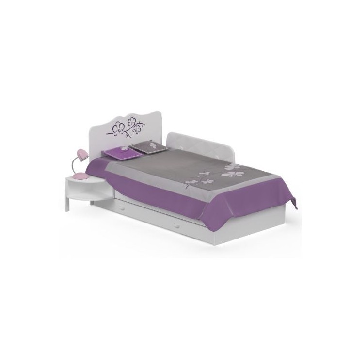 Lit ORCHID VIOLET 120 cm Lit ORCHID VIOLET 120 cm