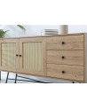 Buffet NALA 2portes et 3 tiroirs 160 cm marron
