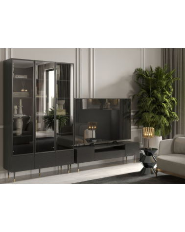 Meuble TV Impérial Noir - 160cm