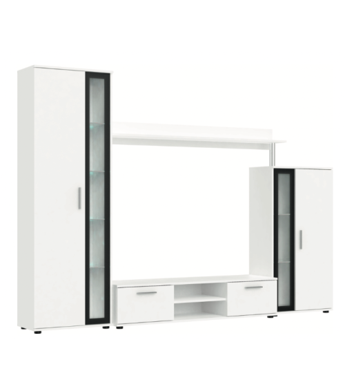 Ensemble Meuble TV Bentley - blanc