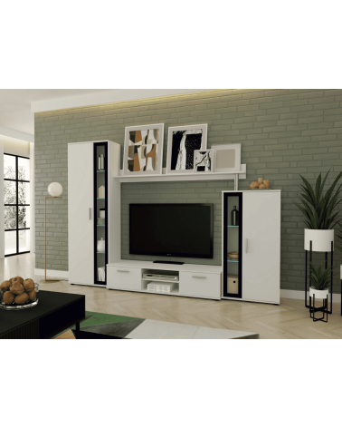 Ensemble Meuble TV Bentley - blanc