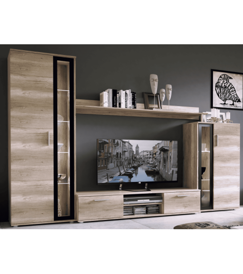 Ensemble Meuble TV Bentley - Chêne