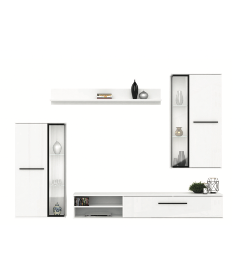 Ensemble Meuble TV Dakota - Blanc