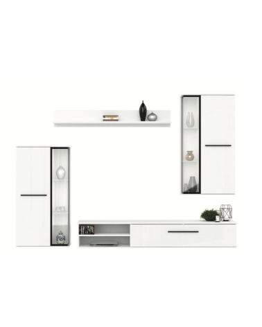Ensemble Meuble TV Dakota - Blanc