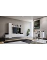 Ensemble meuble TV Box Bangkok Blanc 245cm