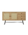 Buffet NALA 2portes et 3 tiroirs 160 cm marron