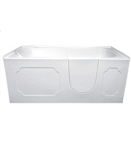 KASTRAKI Türbadewanne 151x75x61 cm rechts oder links