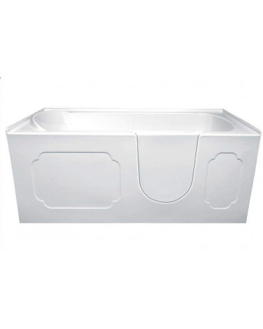 Baignoire à porte KASTRAKI 151x75x61 cm droit ou gauche
