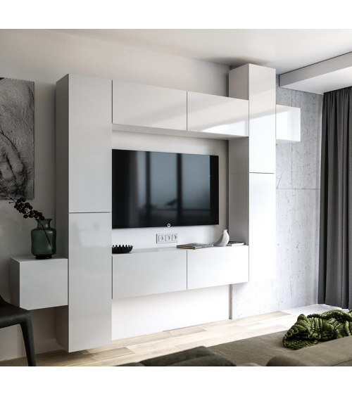 Ensemble meuble TV Box Séoul 315cm