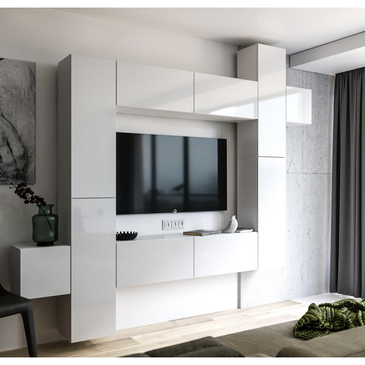 Ensemble meuble TV Box Séoul 315cm