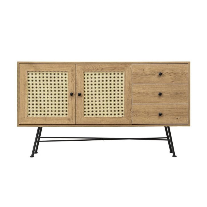 Buffet NALA 2portes et 3 tiroirs 160 cm marron