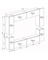 Meuble TV Box Amsterdam 280 cm