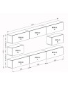 Ensemble meuble TV Box Cap Vert - 315 cm