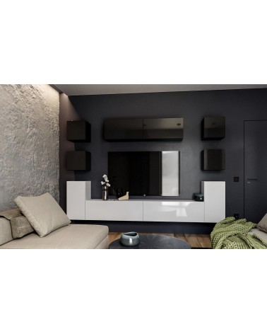Ensemble meuble TV Box Cuba - 210 cm