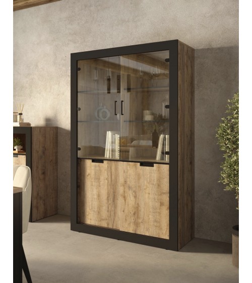 Salon Tudor - chêne et noir