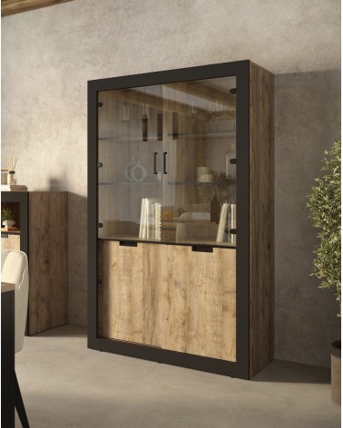 Salon Tudor - chêne et noir