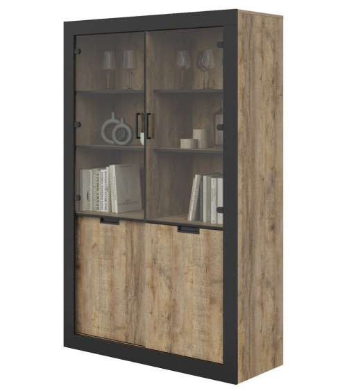 Salon Tudor - chêne et noir