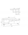 Ensemble meuble TV  HAZAN 1