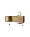 Buffet NALA 2portes et 3 tiroirs 160 cm marron