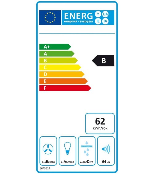 Hotte aspirante îlot ORWICK ROUGE 40 cm
