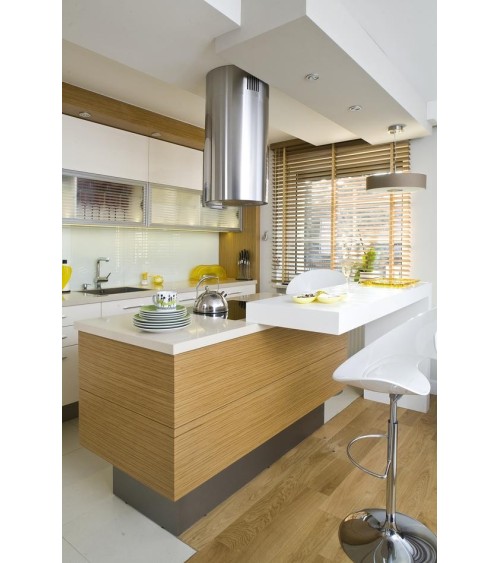 Hotte aspirante îlot ORWICK LUXE BLANCHE