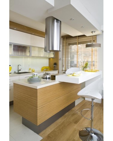 Hotte aspirante îlot ORWICK LUXE BLANCHE