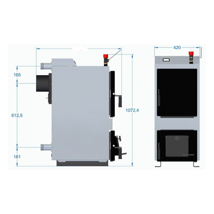 VIA-D4 17 kw PREMIUM chaudière bois