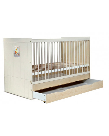 KAMILLA Scalable Baby Bed, 70-140cm- Diseño de la cama del bebé - Habitación del bebé