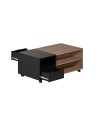 Salon complet KYOTO : table basse, meuble TV, vitrine, commode haute, (buffet)