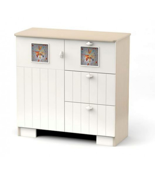 Table à langer avec commode évolutive KAMILLA- Table à langer avec commode design - Chambre bébé