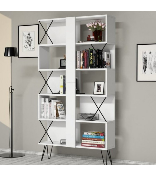 Librería EXTRA 90 cm blanco