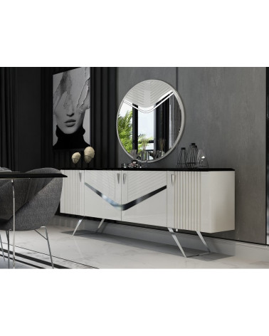 Aparador 4 puertas ANGEL blanco 207 cm