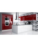 Ensemble Cuisine avec îlot ZAKAN 480 cm  sur mesure
