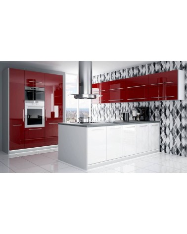 Ensemble Cuisine avec îlot ZAKAN 480 cm  sur mesure