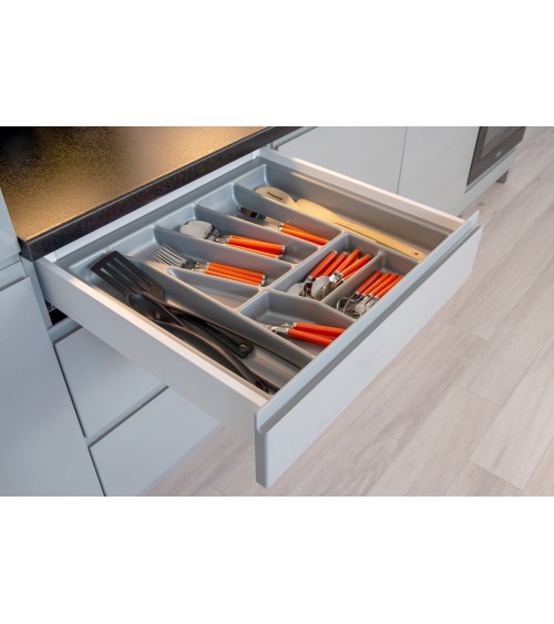 Ensemble Cuisine NINA PREMIUM LINE blanc 280 cm sur mesure