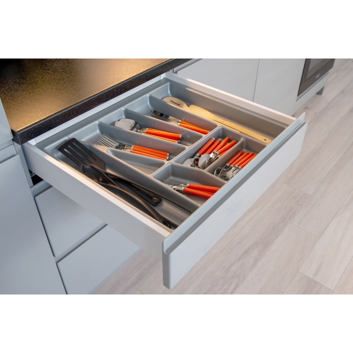 Ensemble Cuisine NINA PREMIUM LINE blanc 280 cm sur mesure