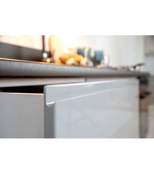 Ensemble Cuisine NINA PREMIUM LINE blanc 280 cm sur mesure