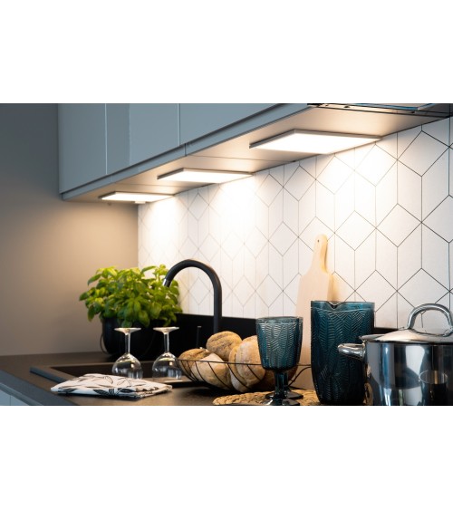 Ensemble Cuisine NINA PREMIUM LINE blanc 280 cm sur mesure