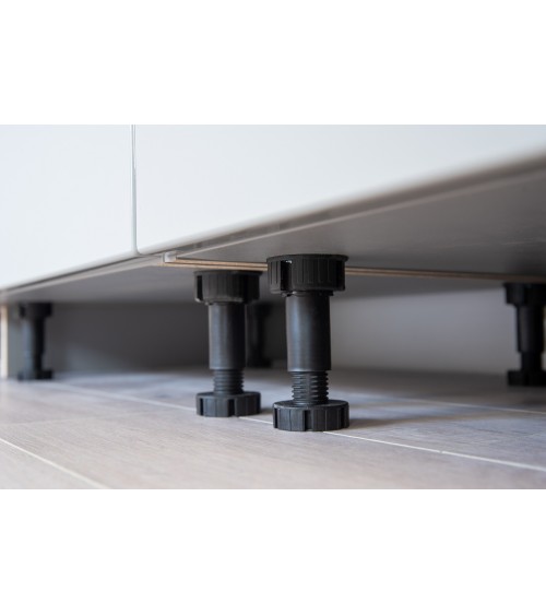 Ensemble Cuisine NINA PREMIUM LINE blanc 280 cm sur mesure