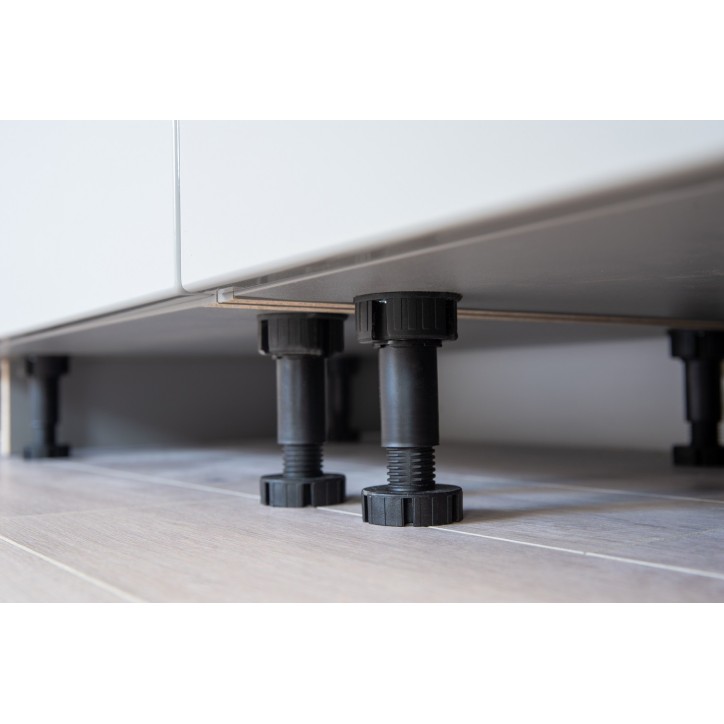 Ensemble Cuisine NINA PREMIUM LINE blanc 280 cm sur mesure