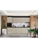 Ensemble Cuisine NINA PREMIUM LINE cappuccino 300 cm sur mesure