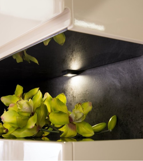 Ensemble Cuisine NINA PREMIUM LINE cappuccino 300 cm sur mesure