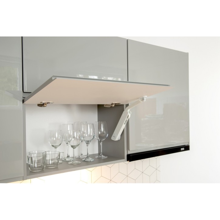 Ensemble Cuisine NINA PREMIUM LINE gris 300 cm sur mesure