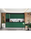 Ensemble Cuisine NINA PREMIUM LINE vert 300 cm sur mesure